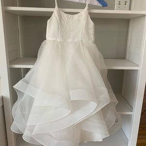 Ivory flower girl dress